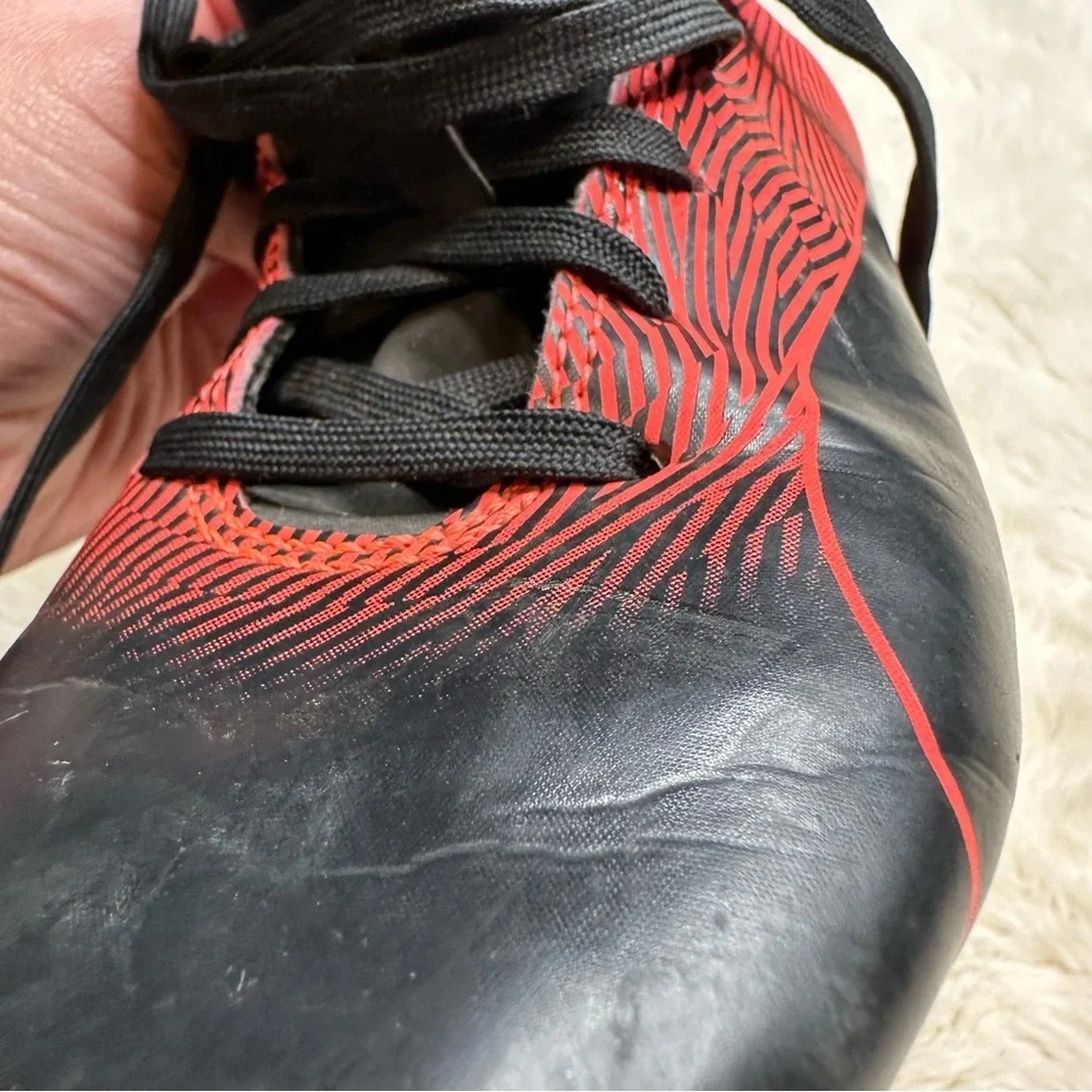 Puma Spirit II Cleats Red & Black Size 1 - Picture 12 of 16